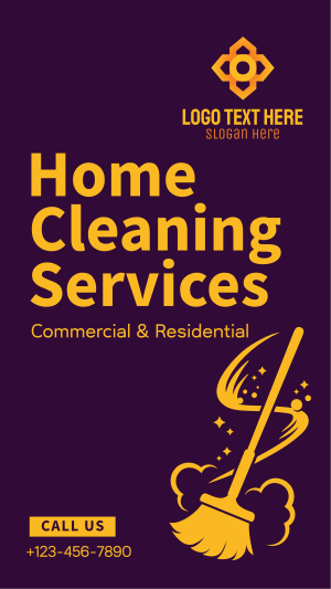 Home Cleaning Services Instagram story Image Preview