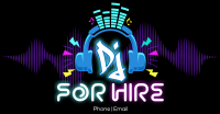 DJ for Hire Facebook ad Image Preview