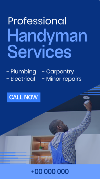 Modern Handyman Service Instagram Reel Design