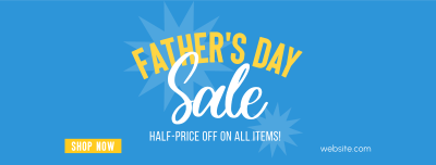 Deals for Dads Facebook cover Image Preview