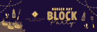 It's Burger Time Twitter header (cover) Image Preview