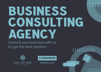 Consulting Business Postcard Design
