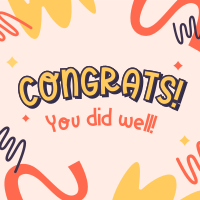 To Your Well-deserved Success Instagram Post Design