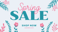 Floral Spring Sale Video Image Preview