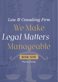 Making Legal Matters Manageable Poster Image Preview