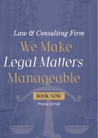 Making Legal Matters Manageable Poster Image Preview