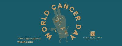 Cancer Peace Sign Facebook cover Image Preview