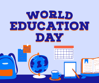 World Education Day Facebook Post Design