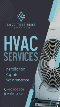 Fast HVAC Services Instagram Story Design