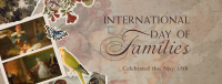 Renaissance Collage Day of Families Facebook cover Image Preview