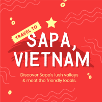 Travel to Vietnam Instagram Post Design