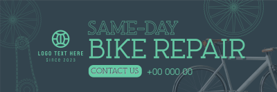 Bike Repair Shop Twitter header (cover) Image Preview