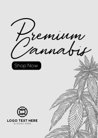 Premium Marijuana Poster Design