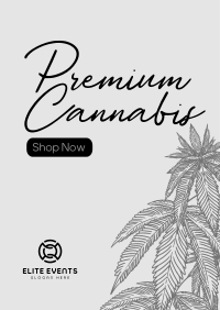 Premium Marijuana Poster Image Preview