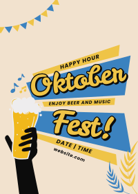 Oktoberfest Beer Promo Poster Design