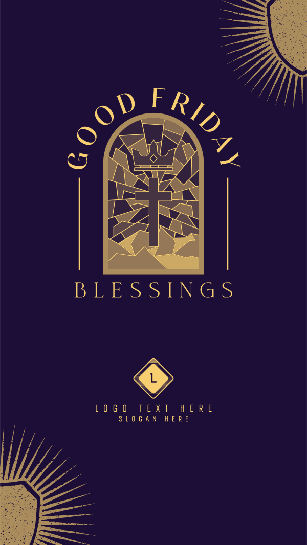 Good Friday Blessings Instagram Story Design Image Preview