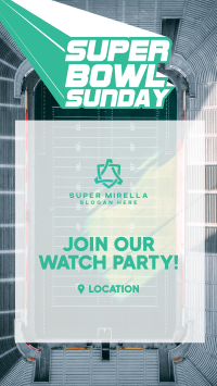 Super Bowl Sunday Facebook Story Image Preview