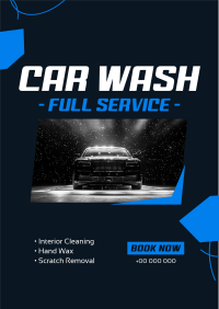 Carwash Full Service Flyer Image Preview