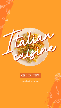 Taste Of Italy Facebook Story Design