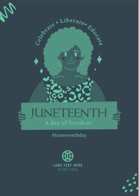 Juneteenth Woman Flyer Image Preview