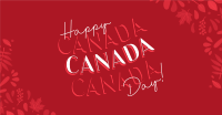 Floral Canada Day Facebook ad Image Preview