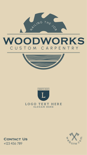 Custom Carpentry Instagram story Image Preview