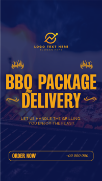 Barbecue Package Delivery Instagram Story Design