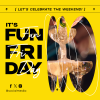 Fun Friday Party Celebrate Instagram post Image Preview