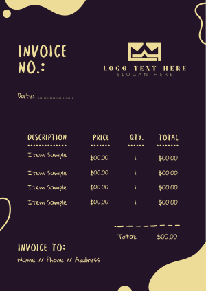 Hand Drawn Invoice Image Preview