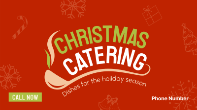 Christmas Catering Facebook event cover Image Preview