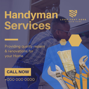 Handyman Services Instagram post Image Preview