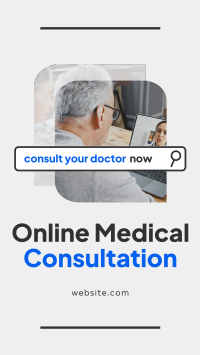 Online Doctor Consultation Instagram Story Design