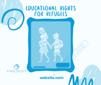 Refugees Education Rights Facebook post Image Preview