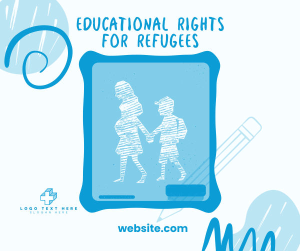 Refugees Education Rights Facebook Post Design Image Preview