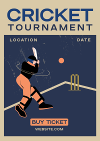 Cricket Tournament Poster Preview