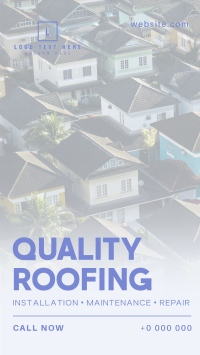 Quality Roofing Services Instagram Reel Design