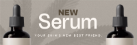 Organic Skin Serum Twitter Header Preview