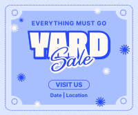 Minimalist Yard Sale Facebook post Image Preview