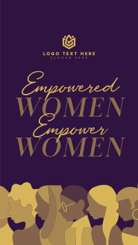 Empowered Women Month Instagram Story Design