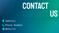 Smooth Corporate Contact Us Animation Design