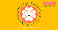 Spring Giveaway Facebook Ad Design