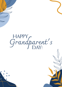 Grandparent's Day Abstract Flyer Image Preview