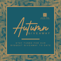 Leafy Fall Giveaway Instagram post Image Preview