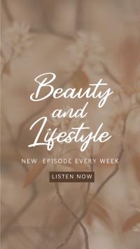 Beauty and Lifestyle Podcast Instagram story Image Preview