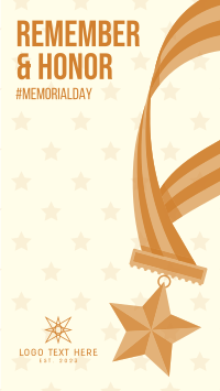 Memorial Day Badge Instagram Story Design