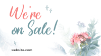 Watercolor Floral Facebook Event Cover Design