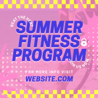 Summer Fitness Training Instagram Post Image Preview