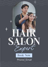Hair Salon Expert Poster Design