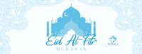 Starry Eid Al-Fitr Facebook cover Image Preview