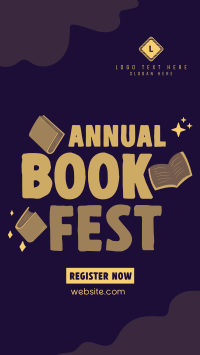 Annual Book Event YouTube Short Design